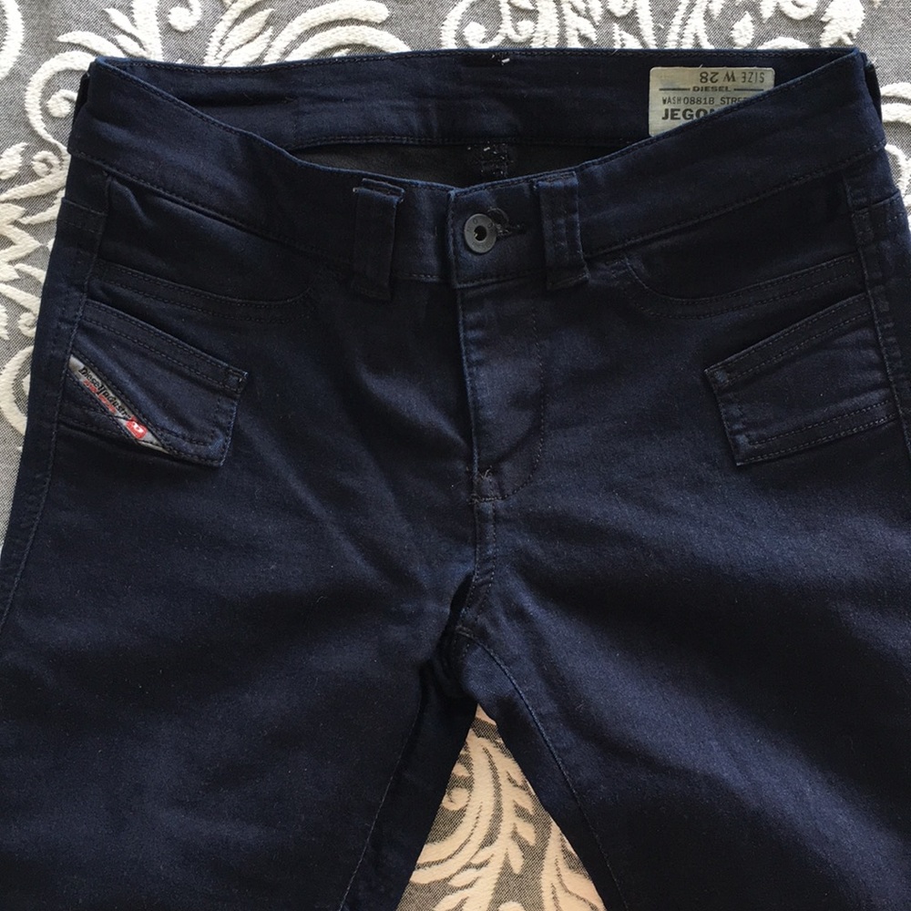 Diesel dark blue skinny jeans leggings jeggings 28